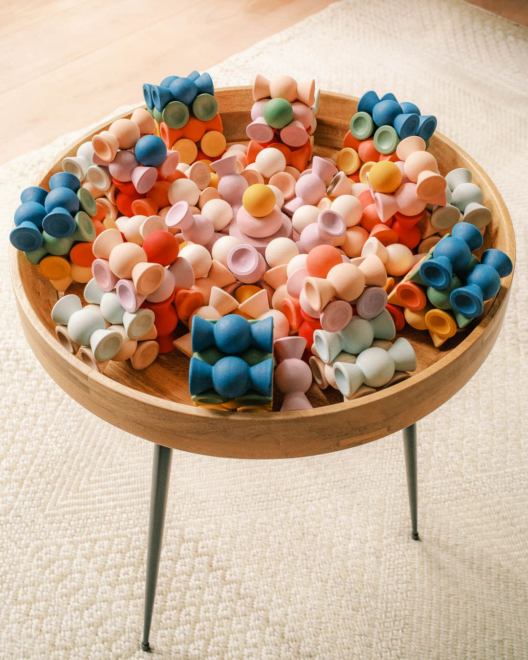 Chill Pepper Gumballs – Kleurrijke houten ballen (20 stuks)