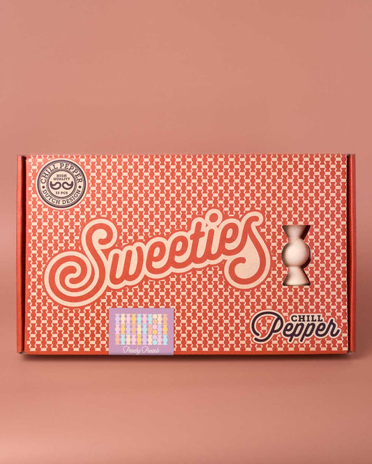 Chill Pepper Sweets – Wooden Stacking Game "Peachy Pastels" (33 pcs)