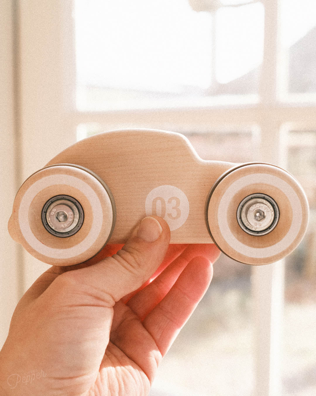 Chunkies No. 03 – Houten Speelgoedauto "The Bug" (Natural)