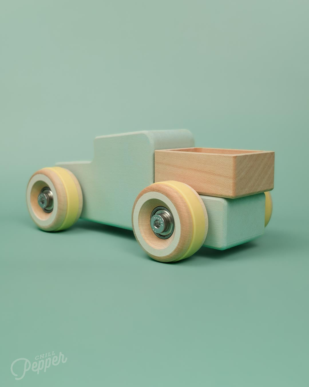 Chunkies No.02 – Houten Pick-Up Truck "De Krachtpatser"