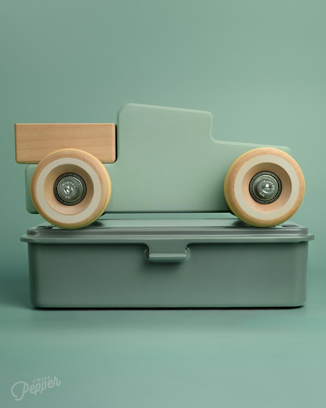 Chunkies No.02 – Houten Pick-Up Truck "De Krachtpatser"
