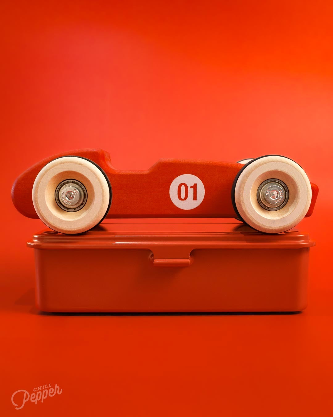 Chunkies No. 01 – Wooden Racing Car "The 1956 Legend" (Single Seat)