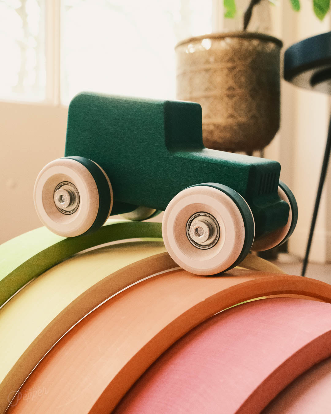 Chunkies No. 05 – Wooden Toy Car "The Explorer" (All-Terrain)