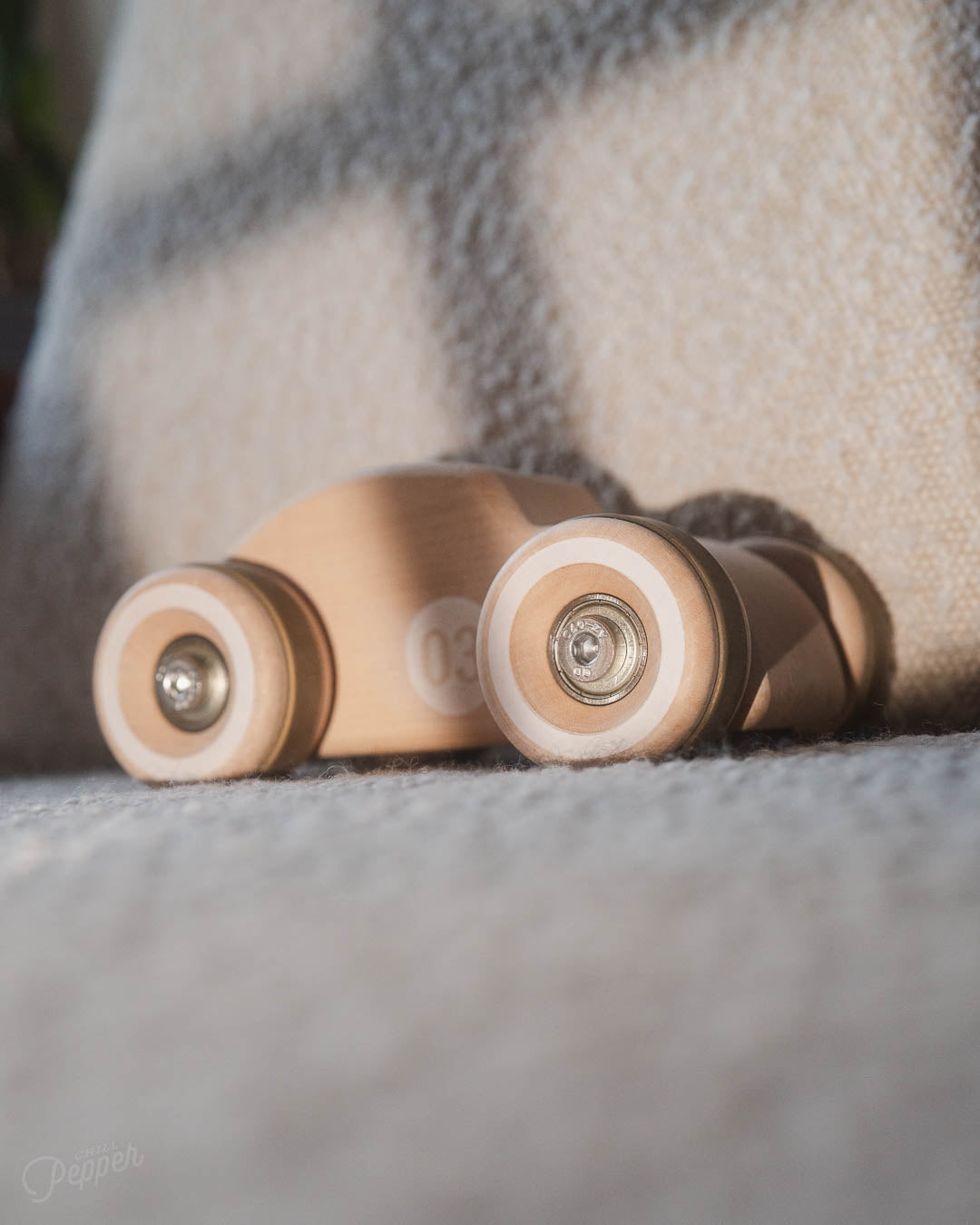 Chunkies No. 03 – Houten Speelgoedauto "The Bug" (Natural)