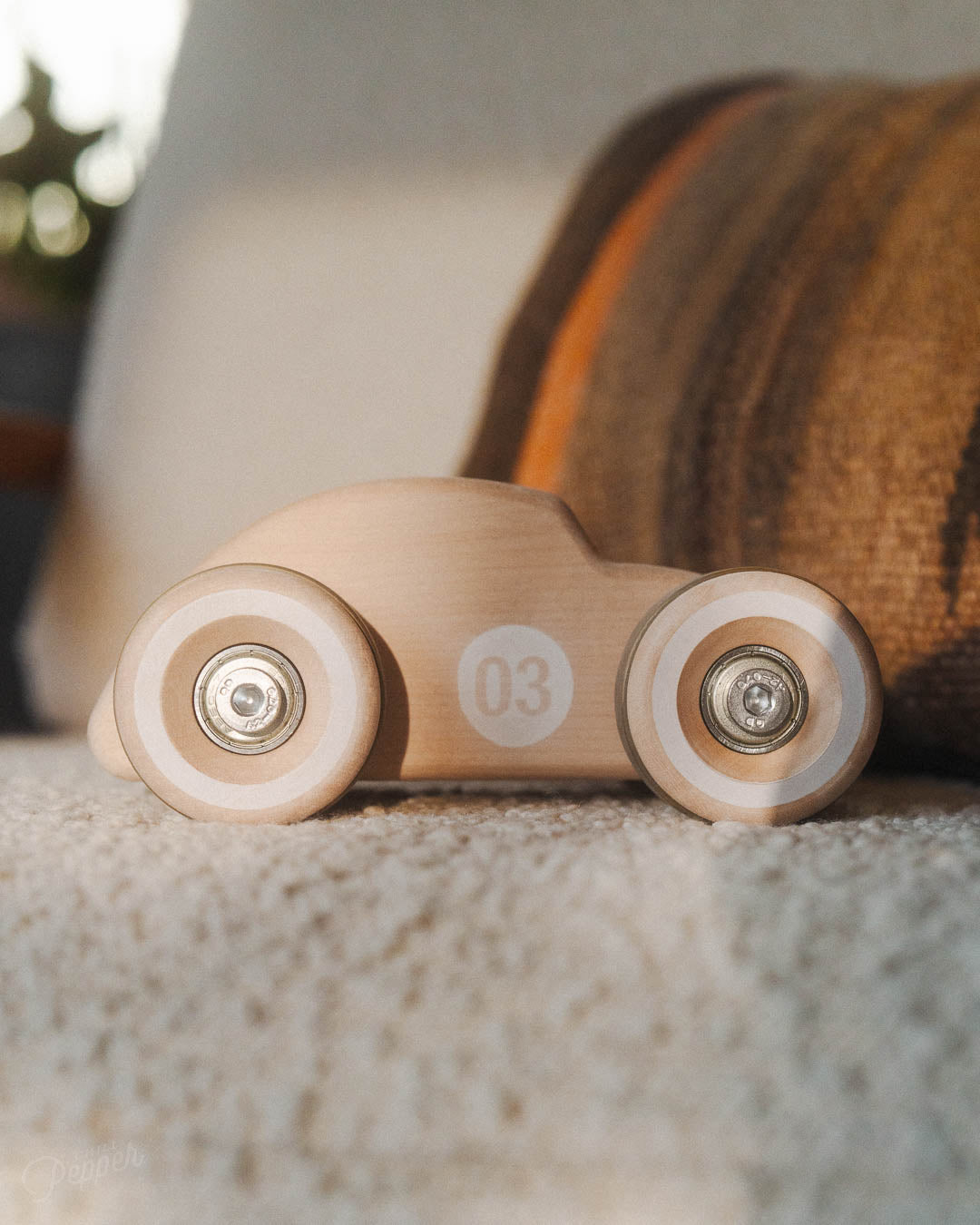 Chunkies No. 03 – Houten Speelgoedauto "The Bug" (Natural)