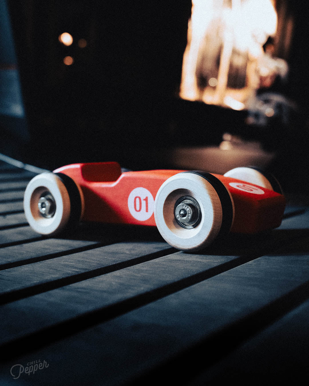 Chunkies No. 01 – Houten Raceauto "The 1956 Legend" (Single Seat)