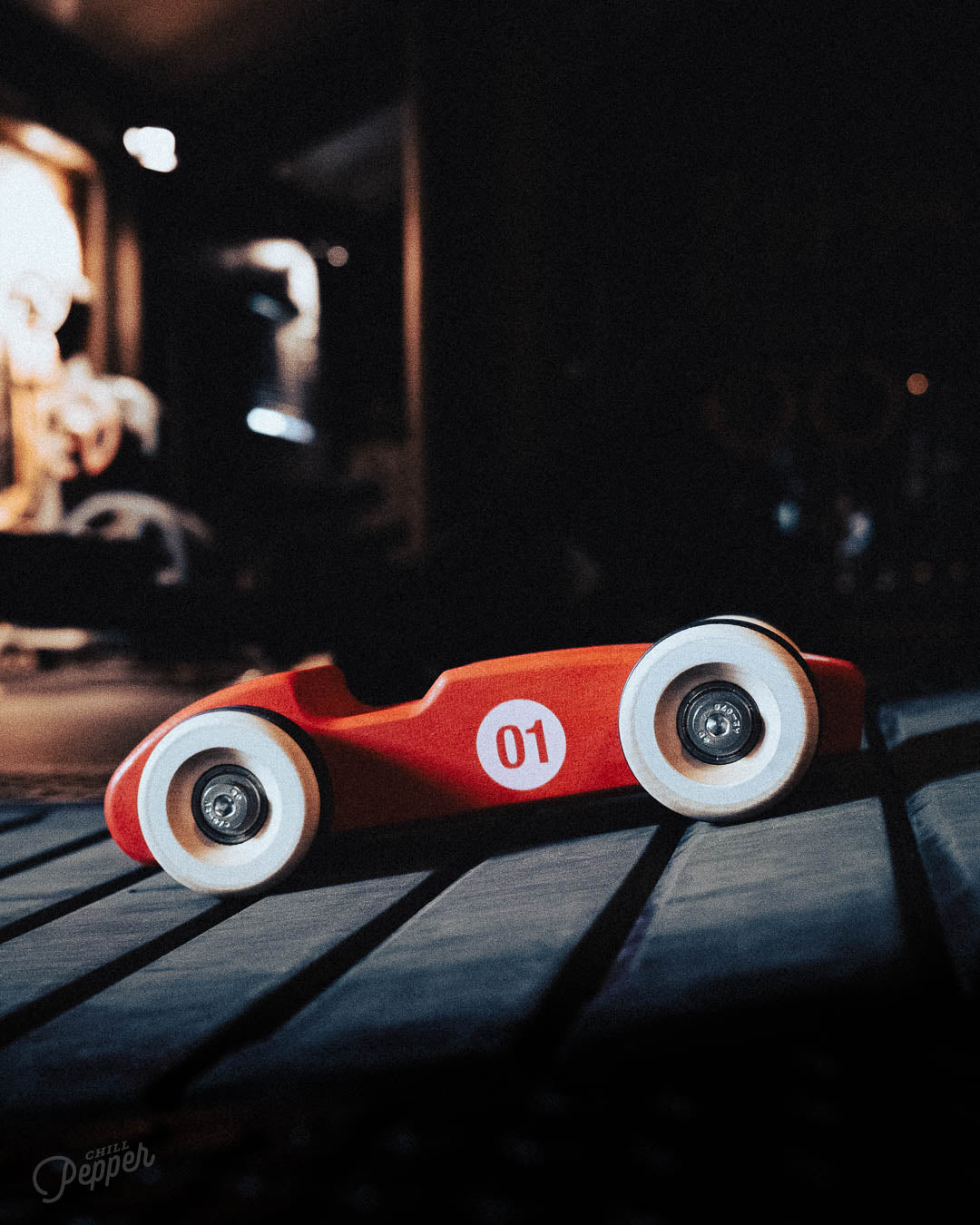 Chunkies No. 01 – Houten Raceauto "The 1956 Legend" (Single Seat)