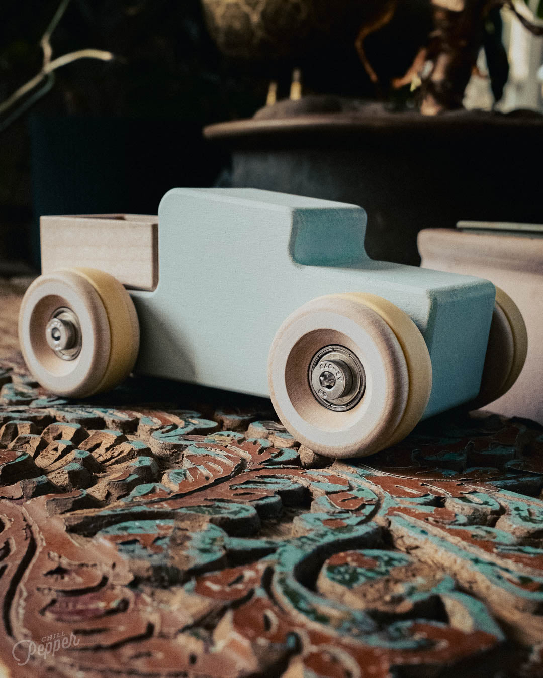 Chunkies No.02 – Houten Pick-Up Truck "De Krachtpatser"