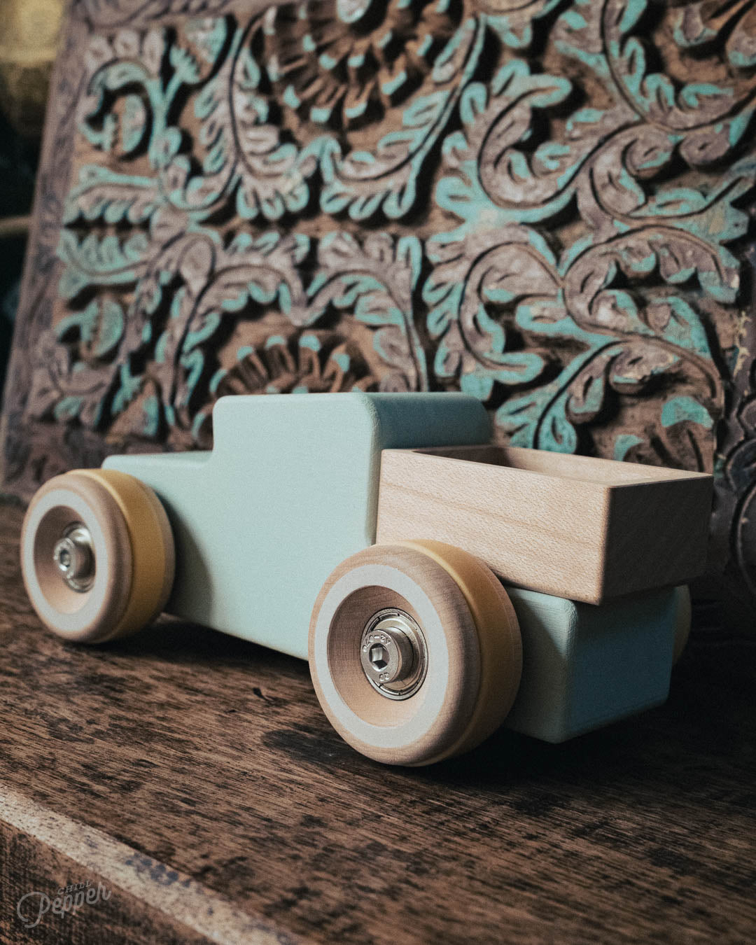 Chunkies No.02 – Houten Pick-Up Truck "De Krachtpatser"