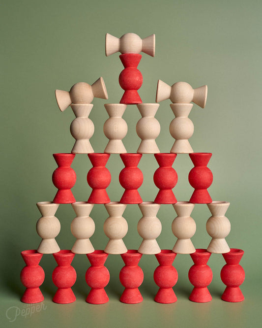 Chill Pepper Sweets – Wooden Stacking Game Red Velvet (33 pcs)
