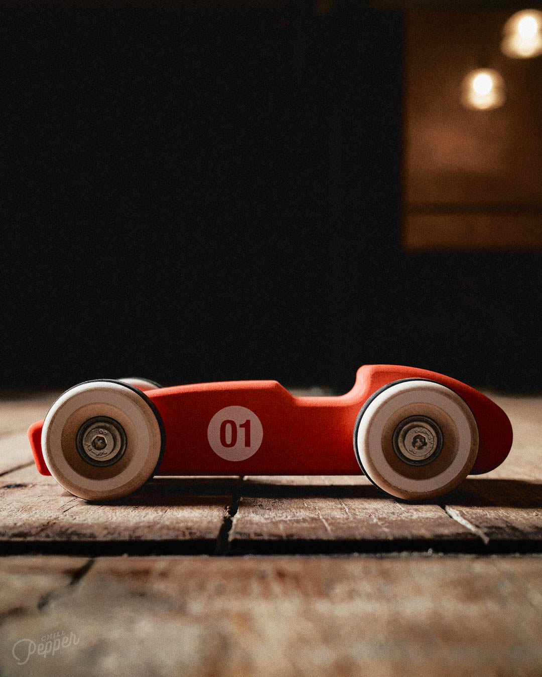 Chunkies No. 01 – Houten Raceauto "The 1956 Legend" (Single Seat)