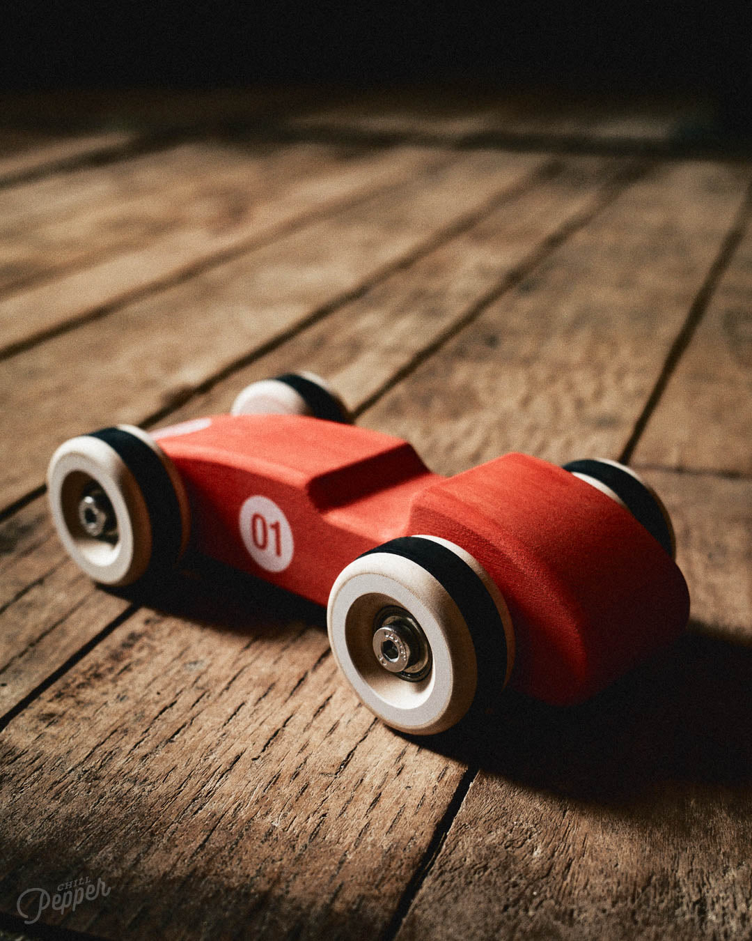 Chunkies No. 01 – Houten Raceauto "The 1956 Legend" (Single Seat)